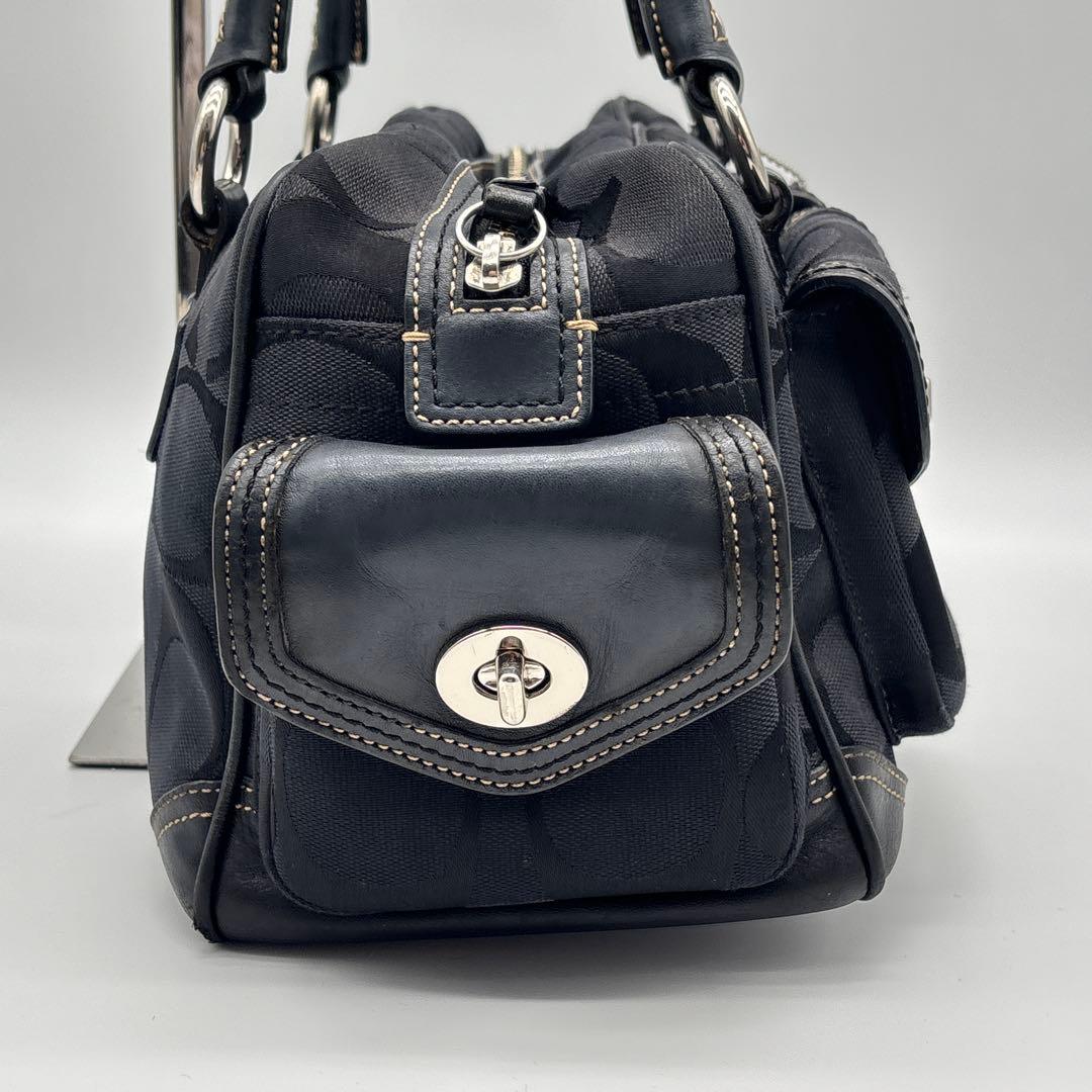 バッグ COACH VINTAGE Gallery Pocket Satchel Bag