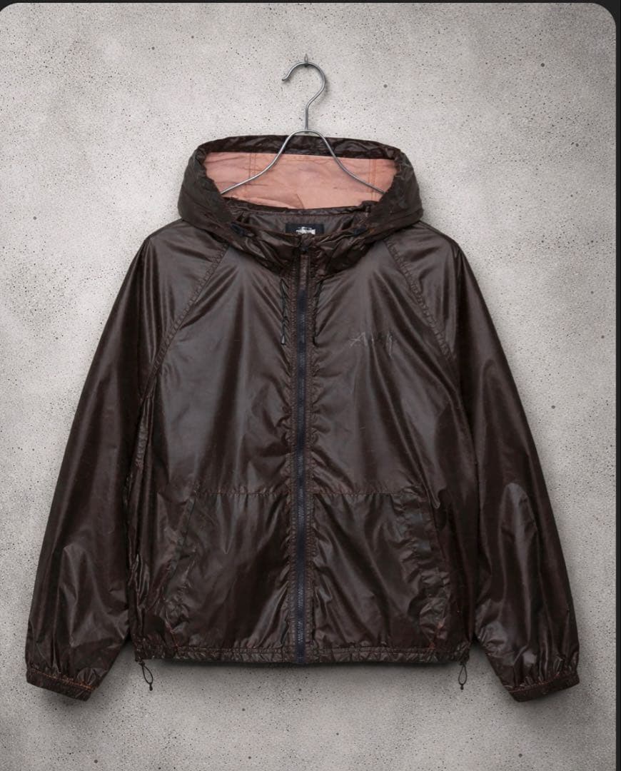 ジャケット・アウター Stussy 24AW BEACH SHELL CRACKED RIPSTOP