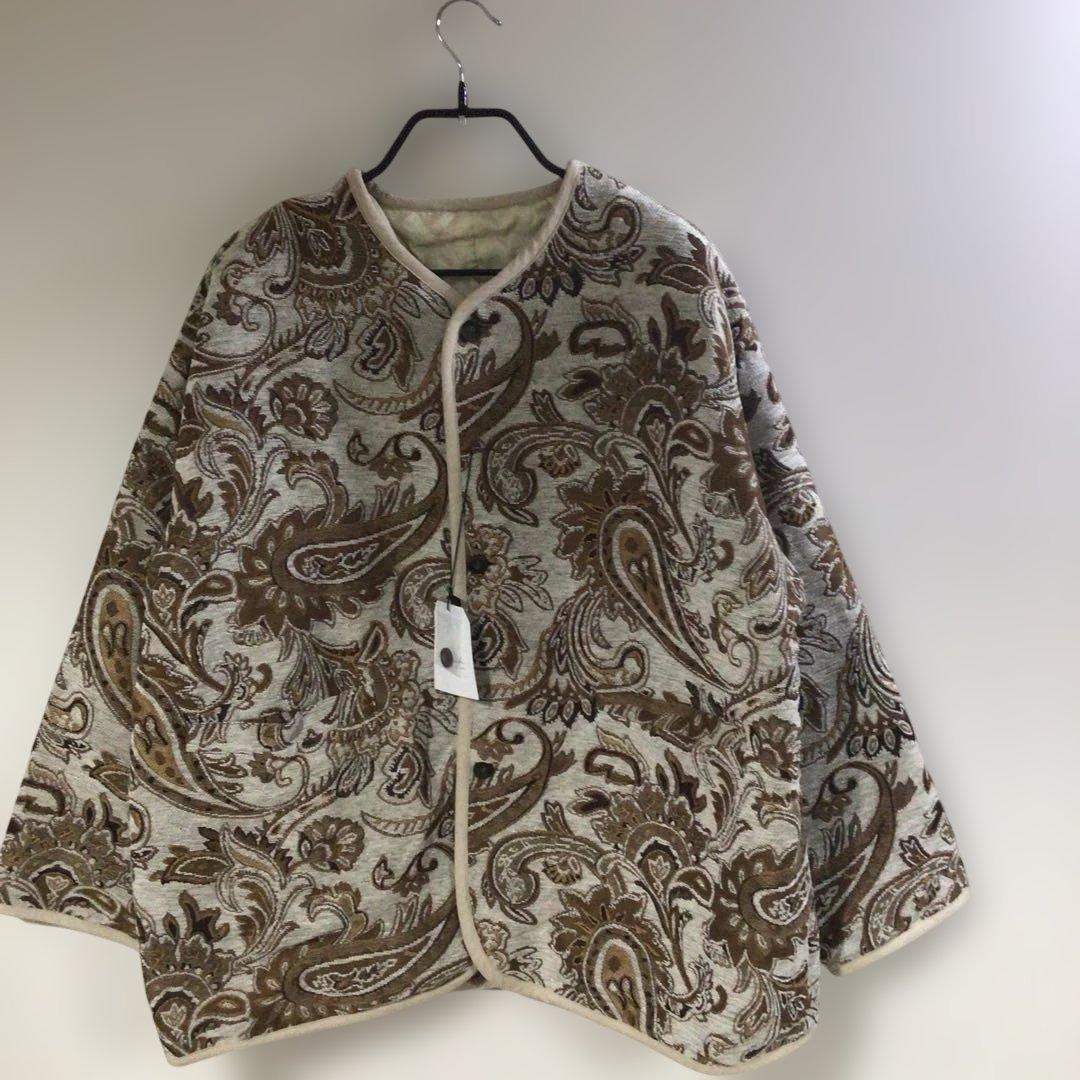 新品タグ付きアンティカ　ペイズリー柄ジャケット