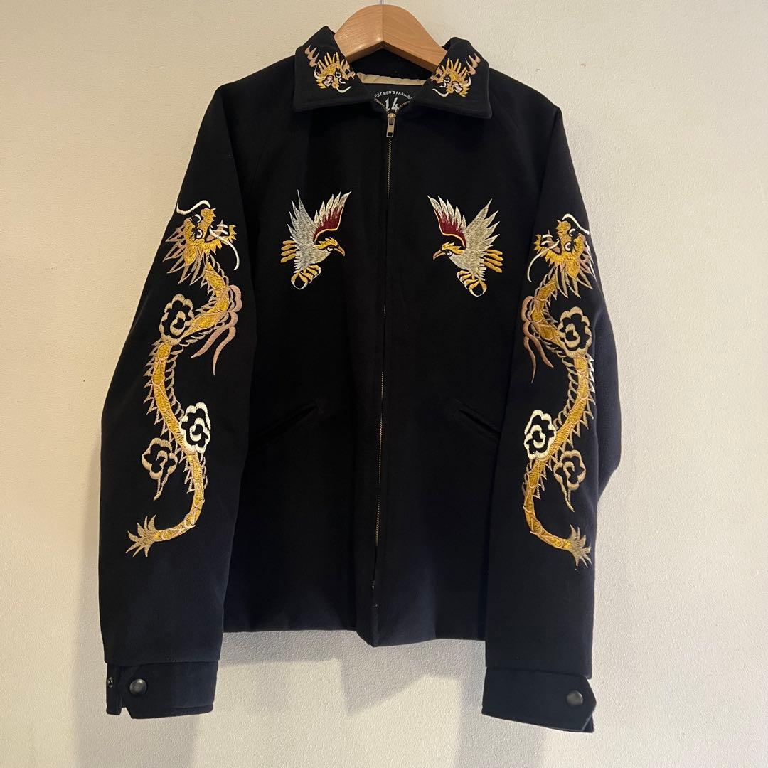 スーベニア ジャケット アウター 刺繍 ベトジャン Mサイズ