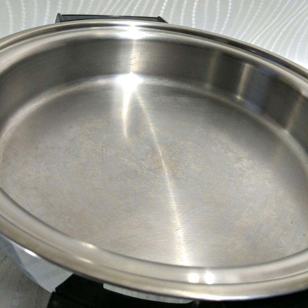 電気フライパン 電気鍋 リキッドコア　蓋無し