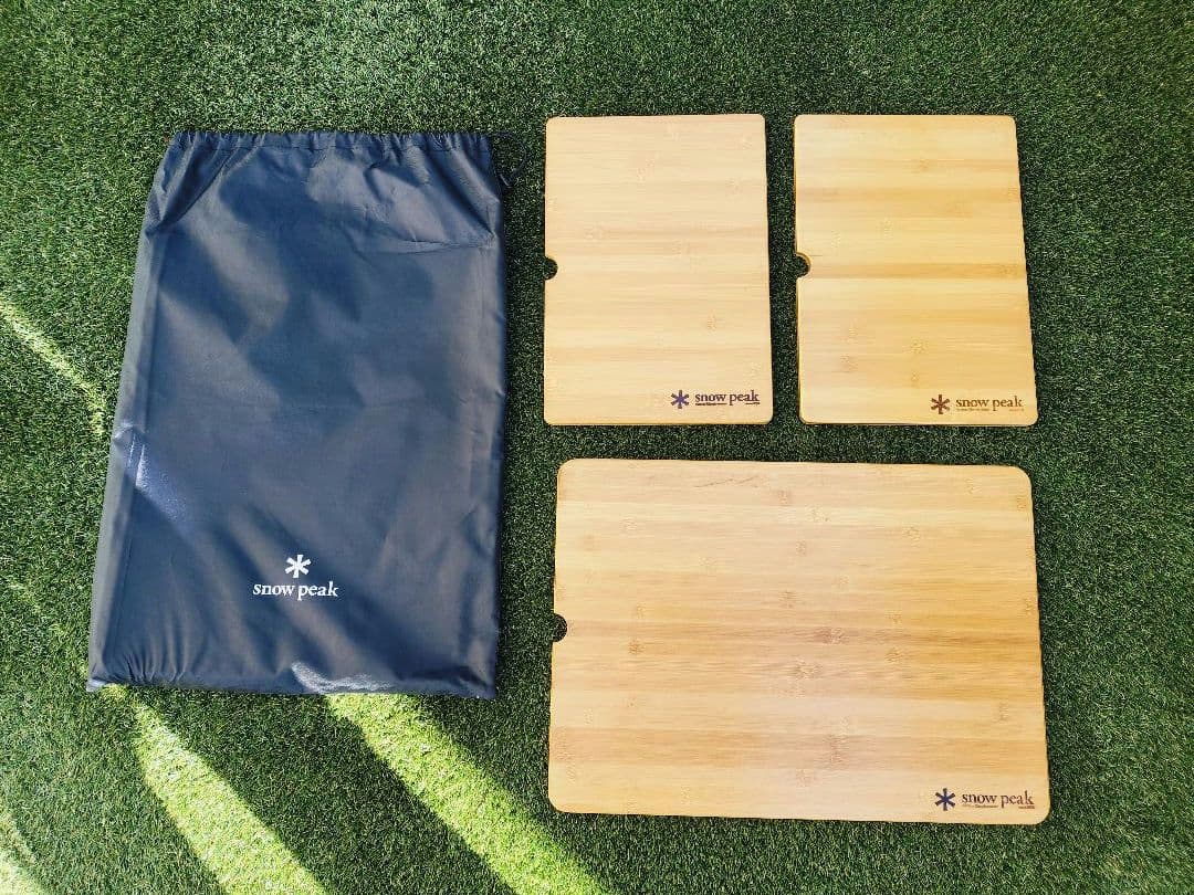 ☆希少☆初期型☆peak IGT ウッドテーブル ３枚セット　ケース付