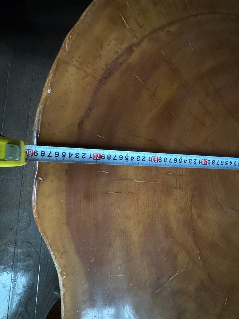 木製 亀型 テーブル 一枚板　お値下げしました