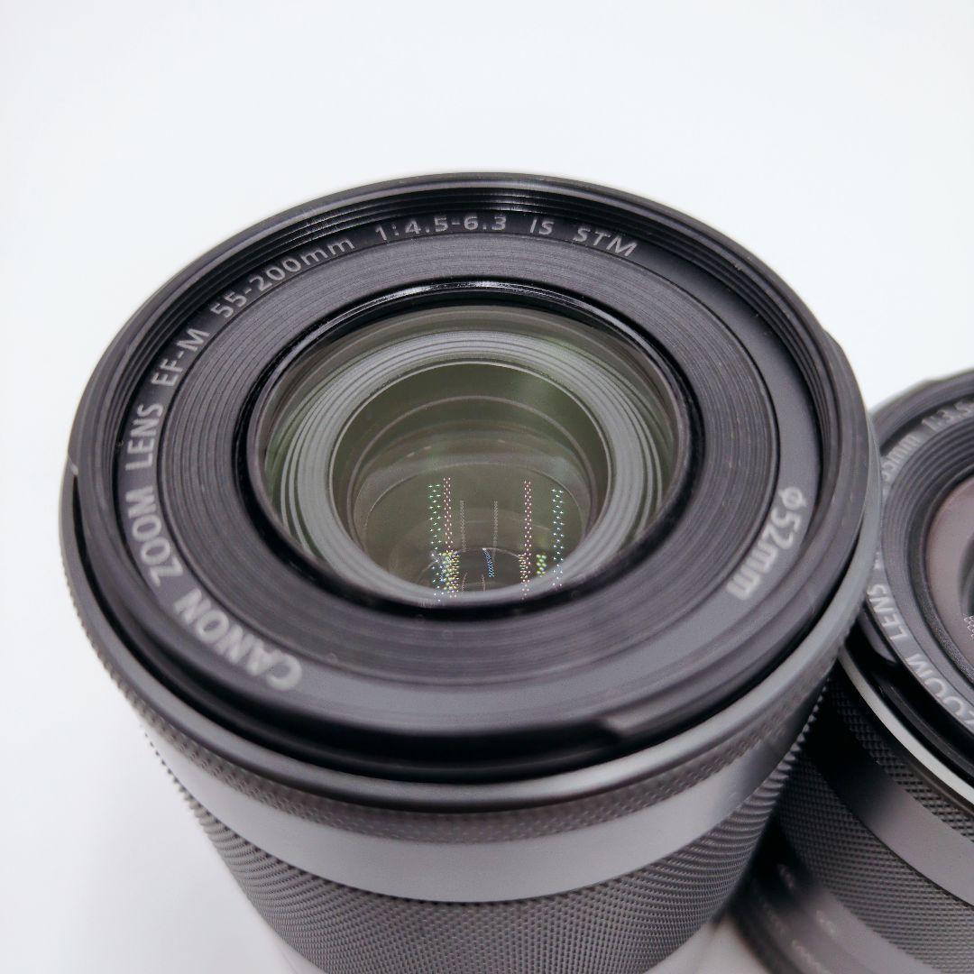 【極美品】キャノン Canon EOS M2 ダブルズームレンズキット ブルー