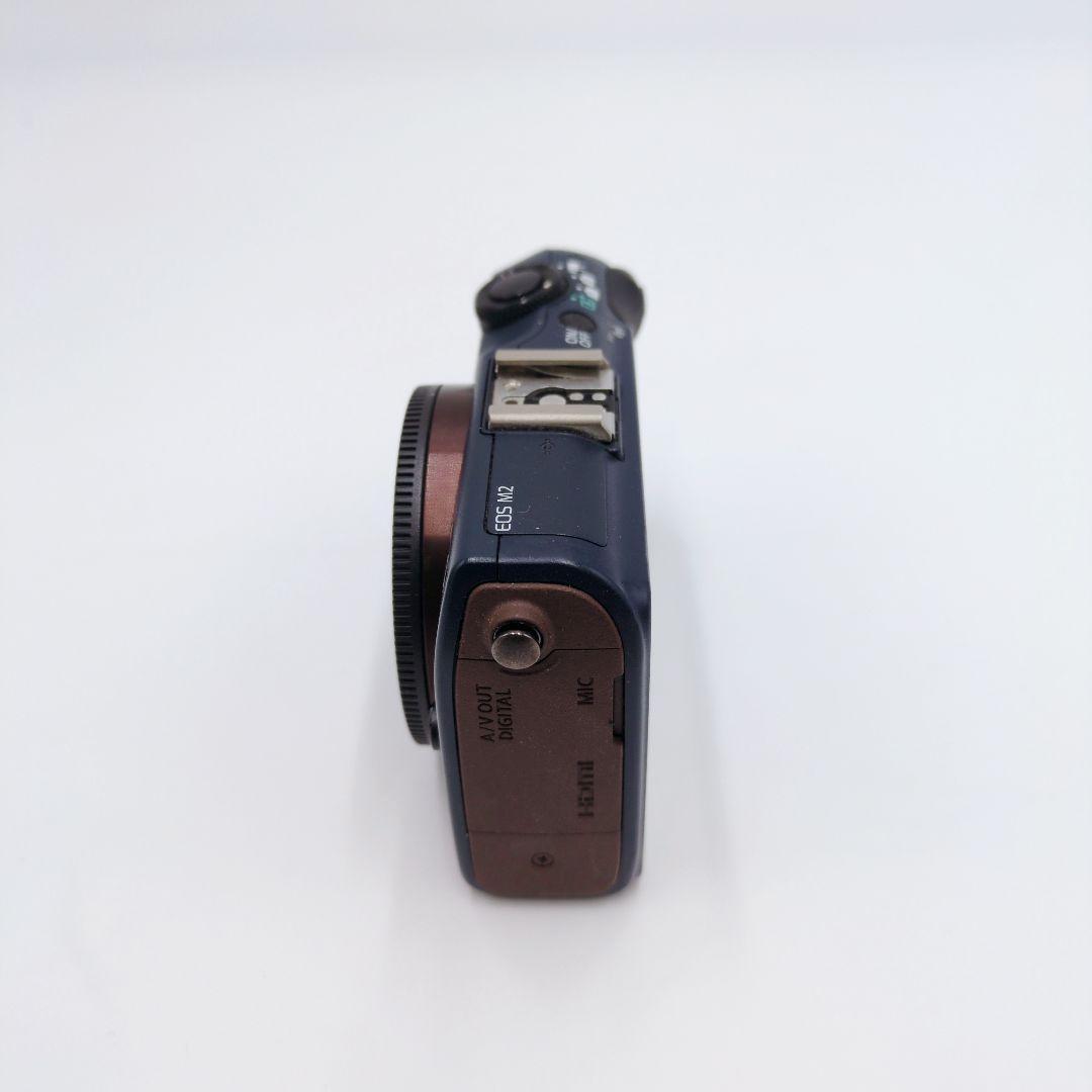 【極美品】キャノン Canon EOS M2 ダブルズームレンズキット ブルー