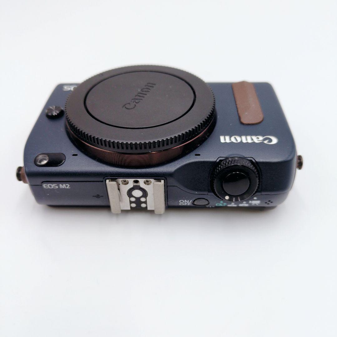 【極美品】キャノン Canon EOS M2 ダブルズームレンズキット ブルー