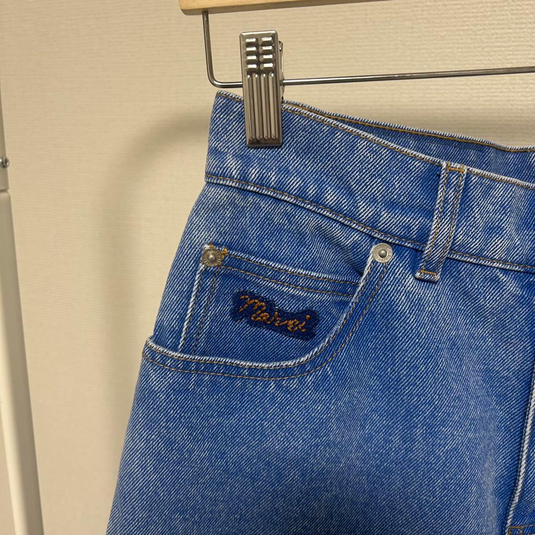 【新作】MARNI オーガニックデニム製 キャロットジーンズ