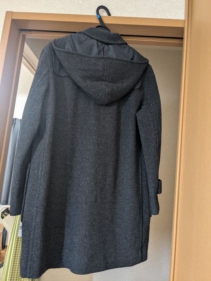 土浦日大　ダッフルコート　グレー　Lサイズ