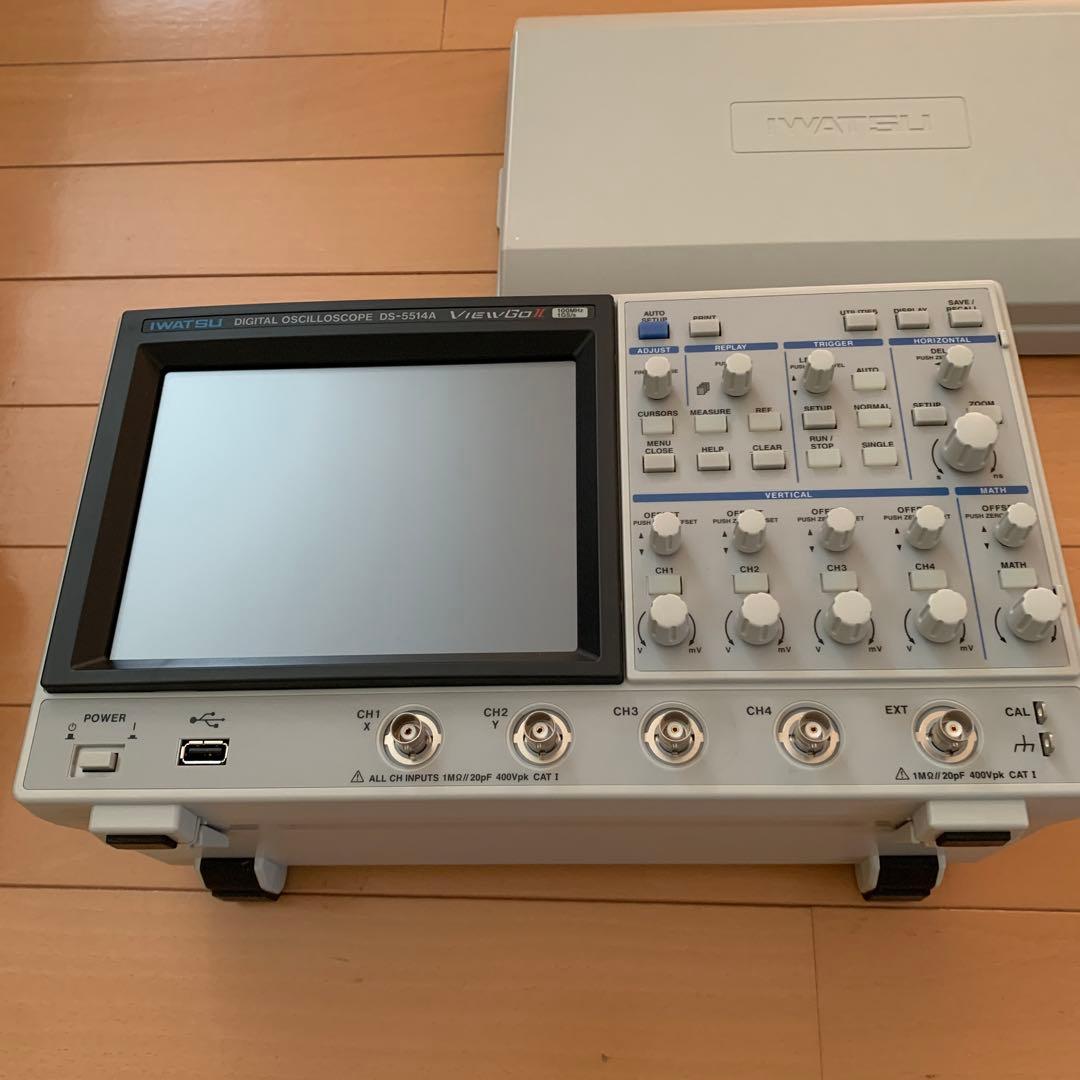 岩通計測 デジタル・オシロスコープ DS-5514A セット