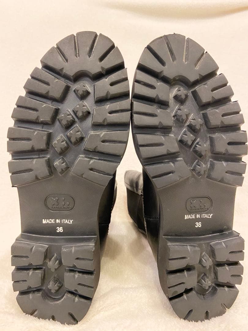 PASCUCCI サイドゴアブーツ ブラック 36 本革　お値下げ