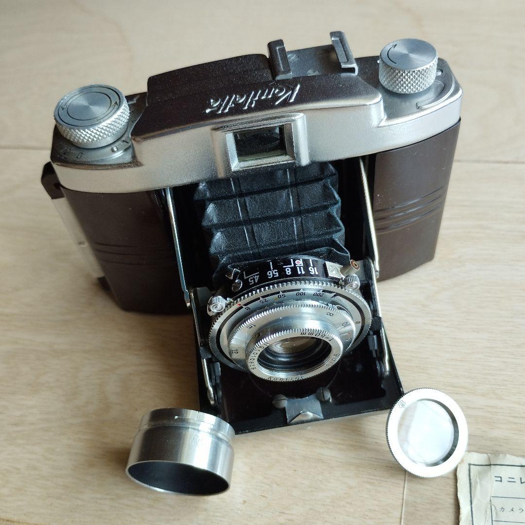 【動作確認済】小西六 Konilette コニレット　純正フード/革ケース等付