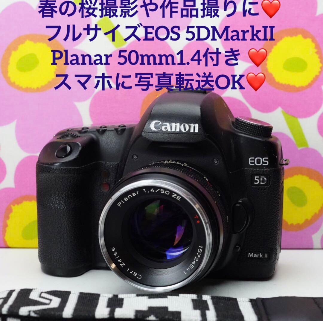 人物や作品撮りに❤️EOS 5DMarkII❤️Planar 50mm1.4付き