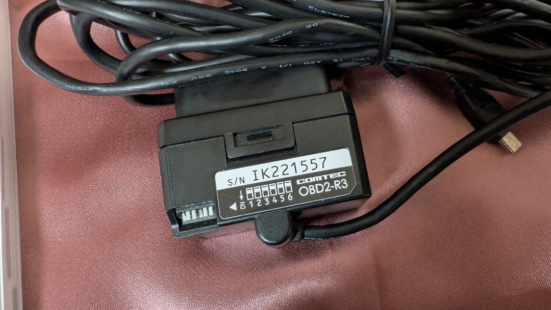 コムテック　ZERO807LV 対策済 +無線LANカード+OBDⅡケーブル