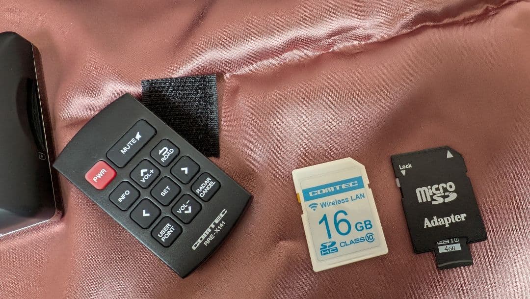 コムテック　ZERO807LV 対策済 +無線LANカード+OBDⅡケーブル