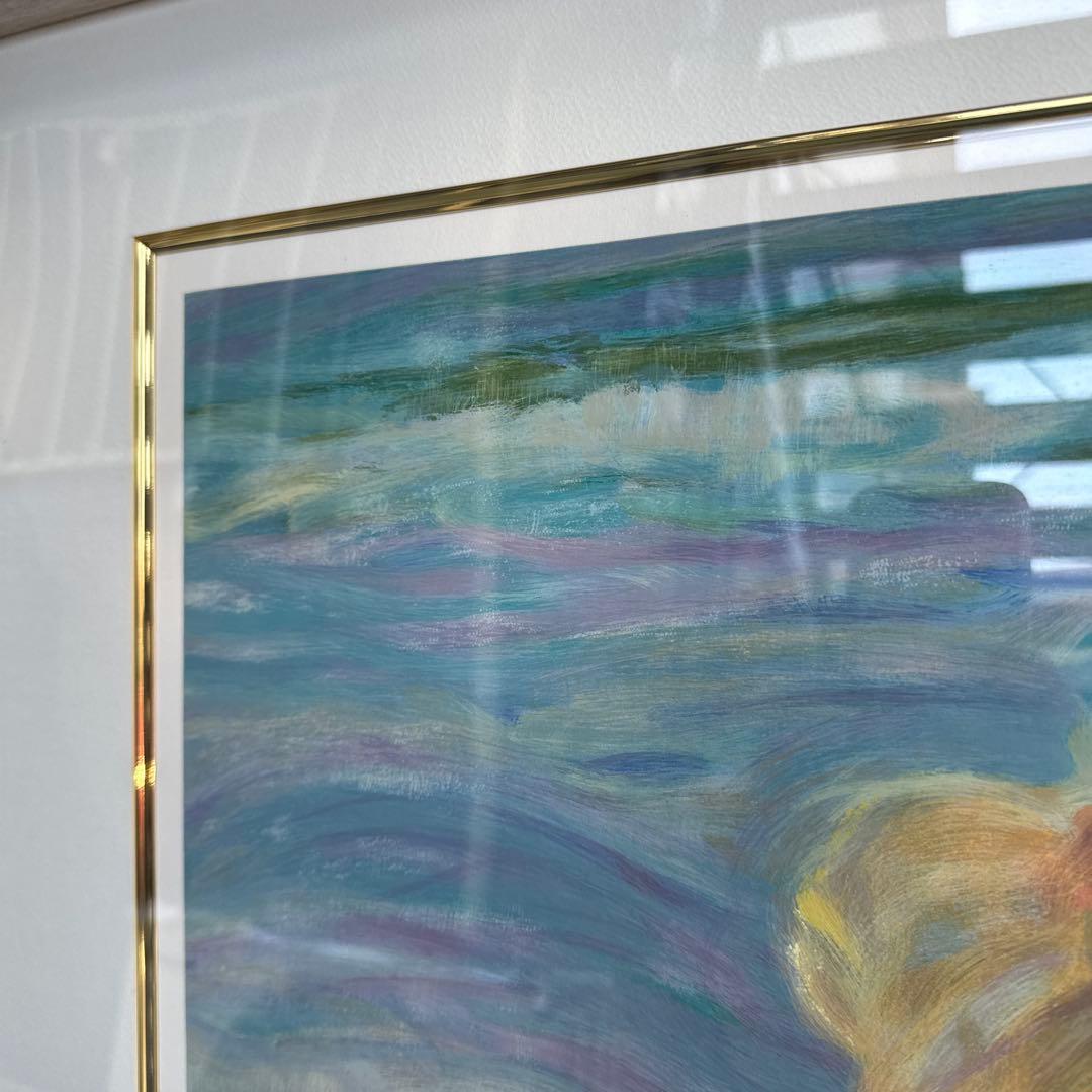 DON HATFIELD 『愛し児』 シルクスクリーン 大型 絵画 引き取り歓迎