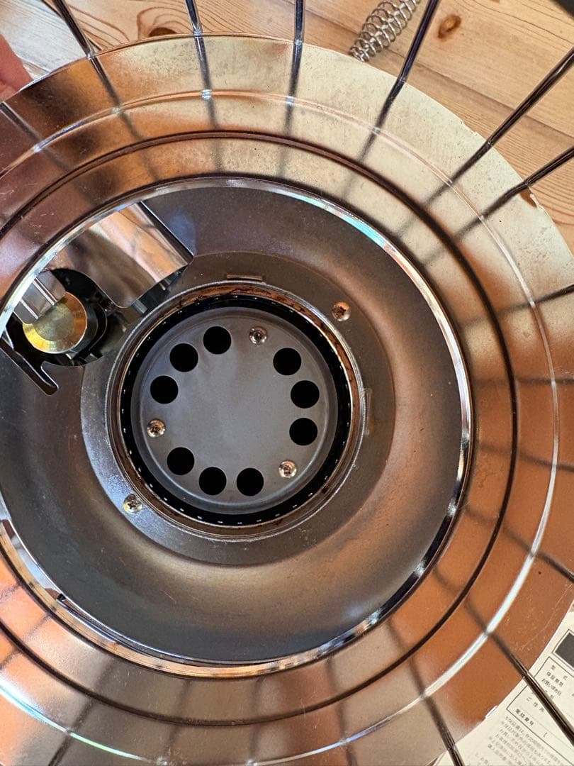 NEWアルパカ石油ストーブ 専用ケース・反射板・替芯•五徳付き・ブラック