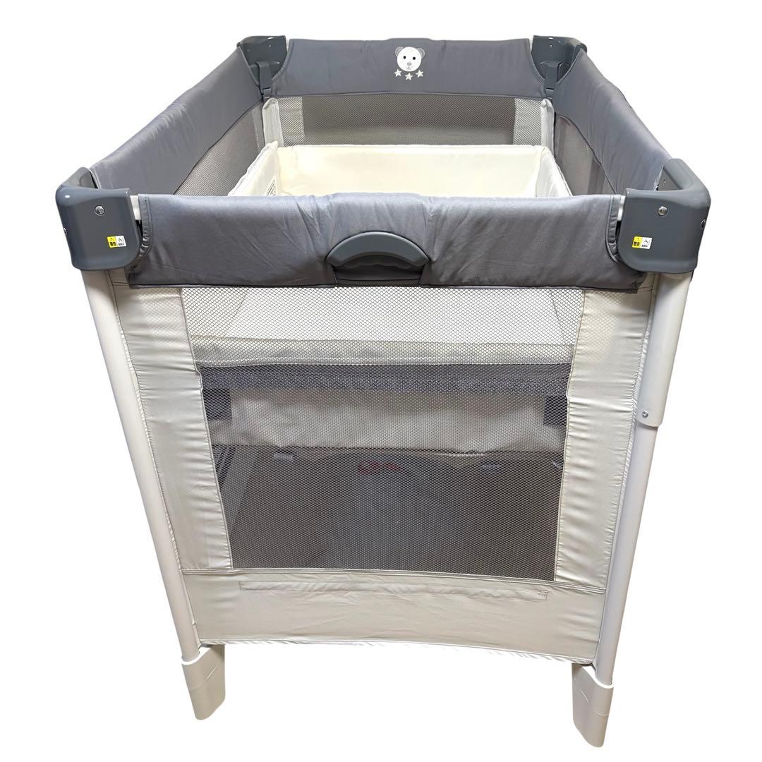 極美品 アップリカ Aprica ココネル エアー AB ベビーベッド ベア 熊