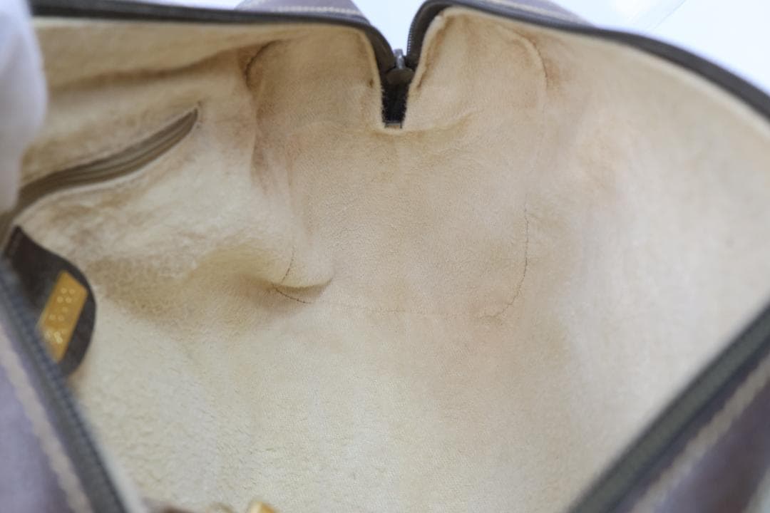 超美品　グッチ GG シェリーライン GG 2way ブラウン ショルダーバッグ