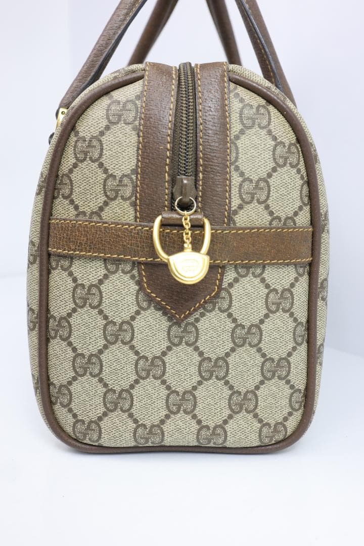 超美品　グッチ GG シェリーライン GG 2way ブラウン ショルダーバッグ