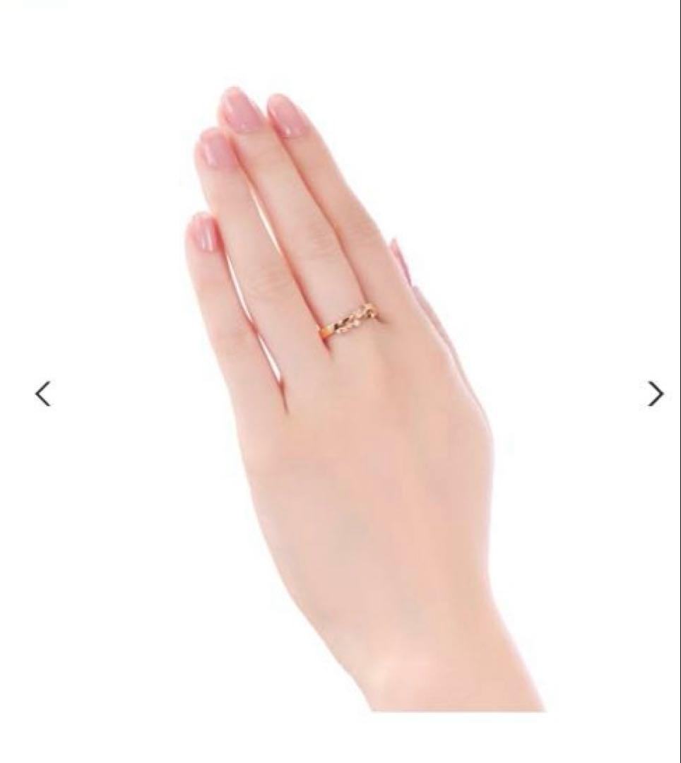 イ*読様 ツツミ　K18イエローゴールドダイヤモンドリング　13号