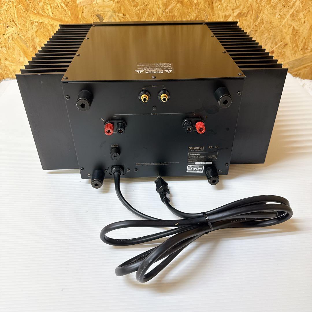 Nakamichi PA-70 ナカミチ ステレオパワーアンプ 動作品