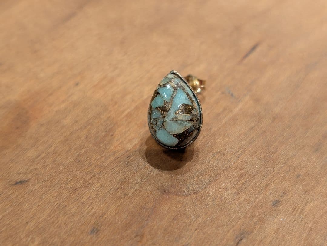 fruitsjolieフリュイジョリ　カッパーターコイズピアス