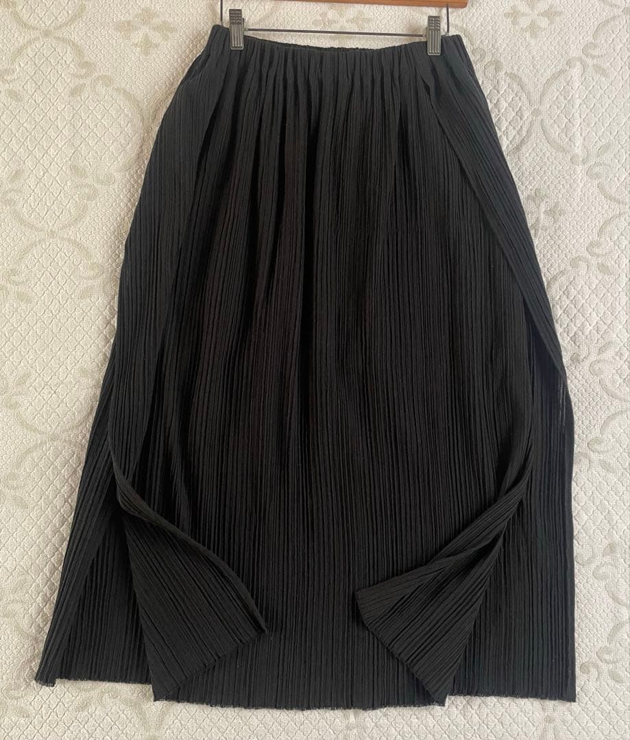 Jurgen Lehl プリーツスカート　黒