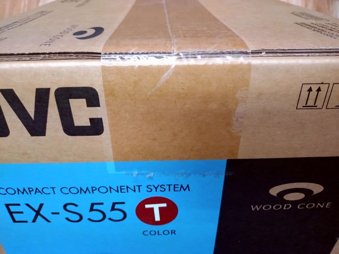 【新品】JVC EX-S55 コンパクトコンポ ブラウン