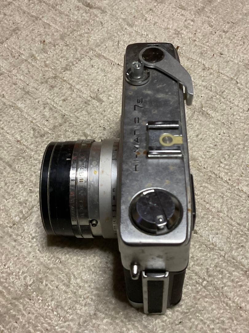 ミノルタ・7S。フイルムカメラ。【中古品　現状　カメラカバーなし　昭和レトロ】。