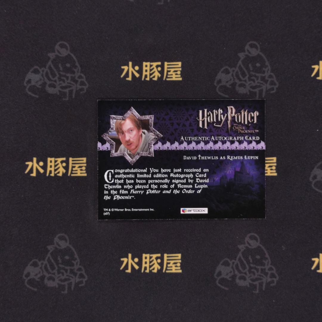 ハリーポッターと不死鳥の騎士団　リーマス・ルーピン　直筆サイン入りカード