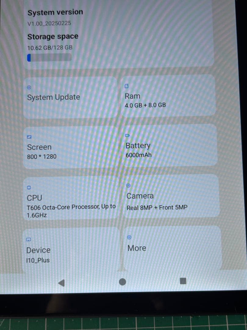 美品 BMAX i10 PLUS Androidタブレット