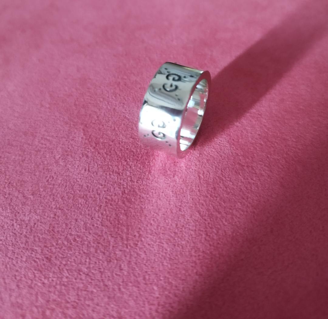 グッチ　ゴーストリング 13号( 日本size11.5号) 　ピンキー 美品