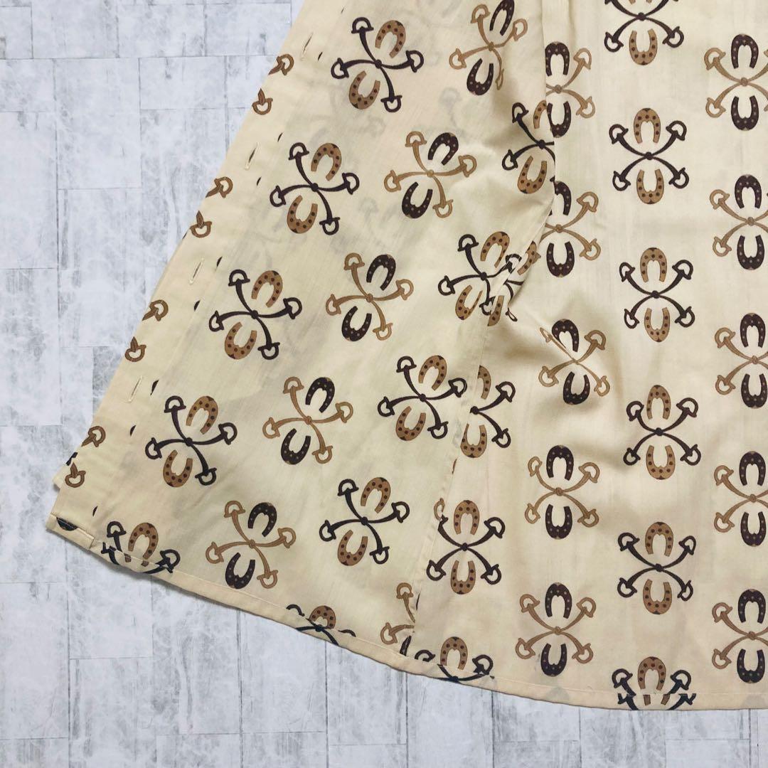 【希少デザイン】GUCCI グッチ GG柄 長袖シャツ 総柄