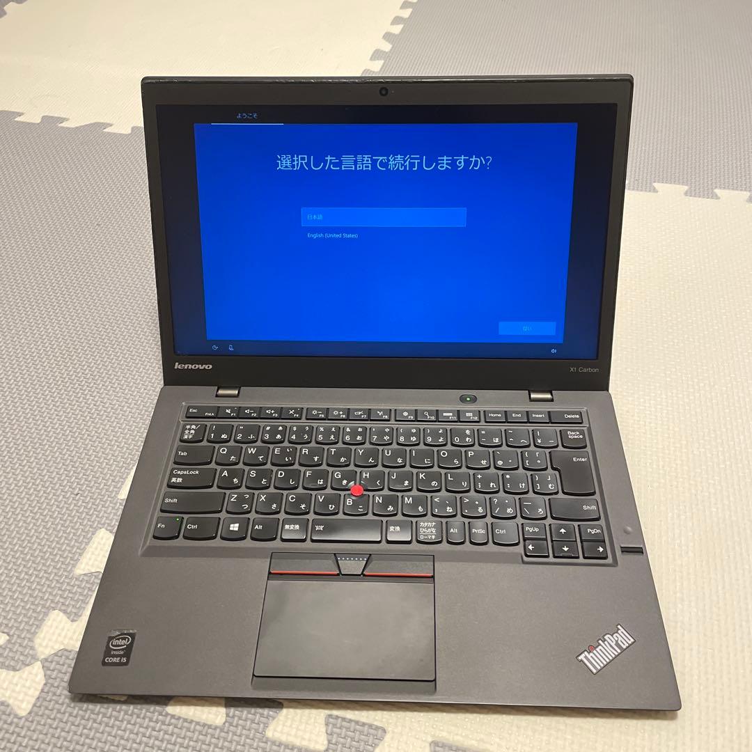 ThinkPad X1 Carbon Gen3 i5 Win10 メモリ8GB