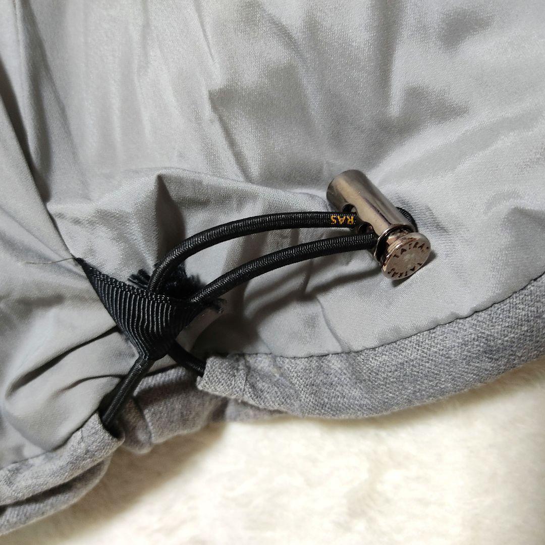 美品✨タトラス　セラミカ　ダウンコート　ウール　ファー　グレー