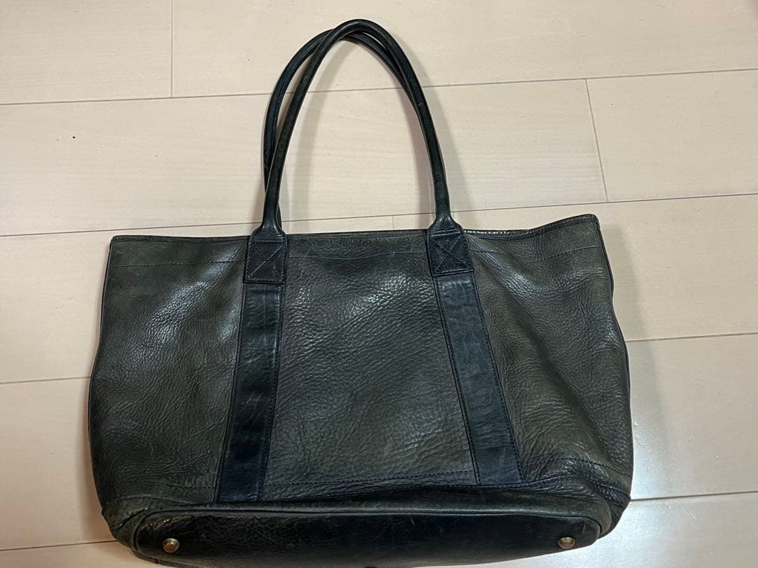 土屋鞄　ビークルラージストック　ダークインディゴ　トート ネイビー ブラック 黒