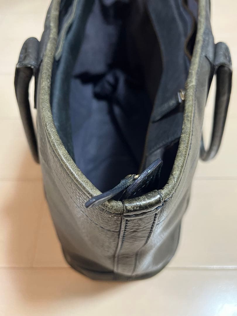 土屋鞄　ビークルラージストック　ダークインディゴ　トート ネイビー ブラック 黒