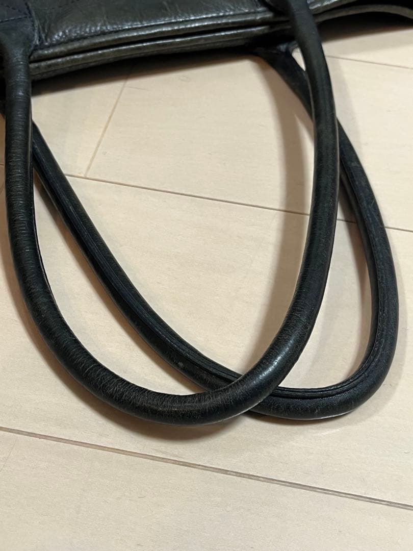 土屋鞄　ビークルラージストック　ダークインディゴ　トート ネイビー ブラック 黒