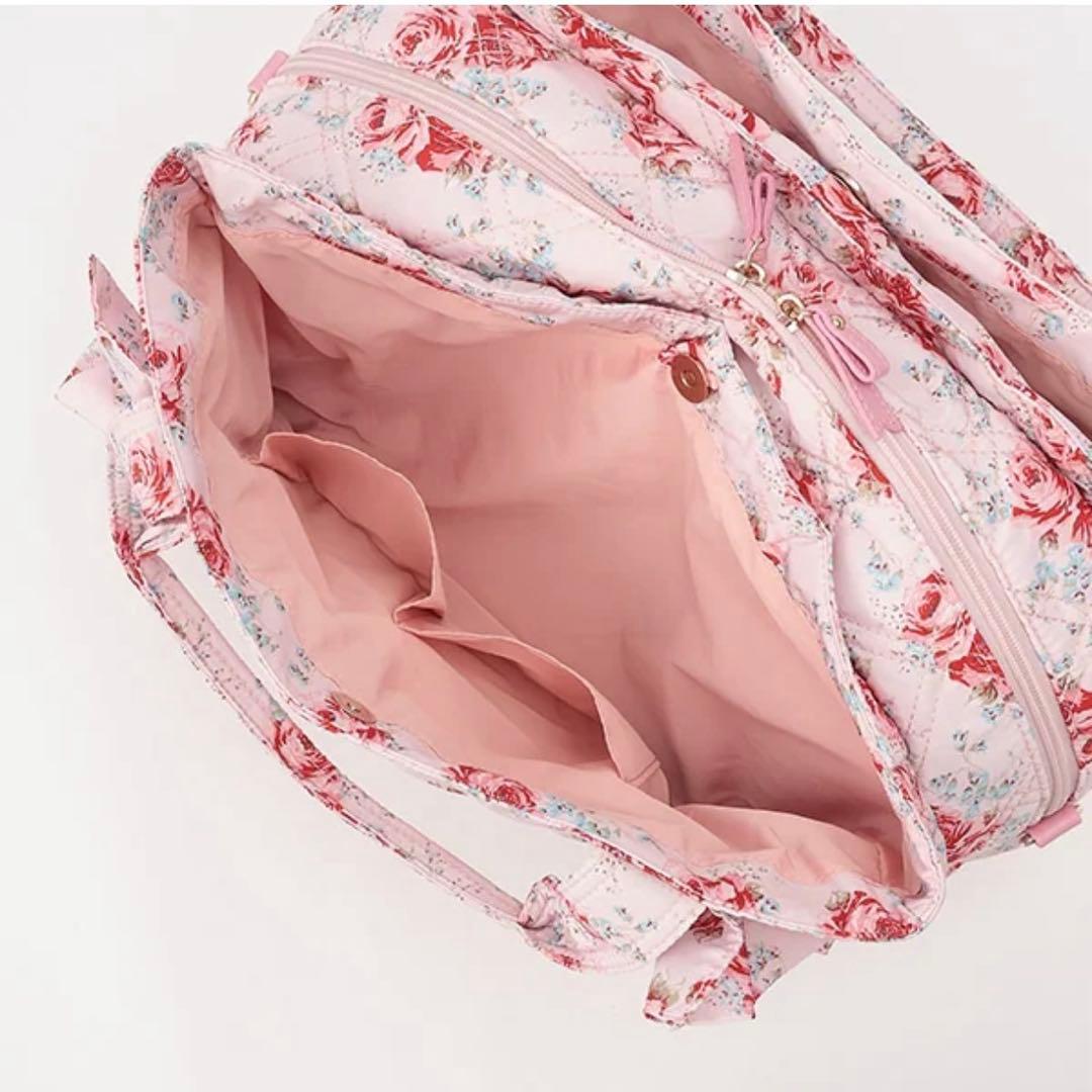 新品　メゾピアノ×キャスキッドソン　マザーズバッグ　　チェリー柄