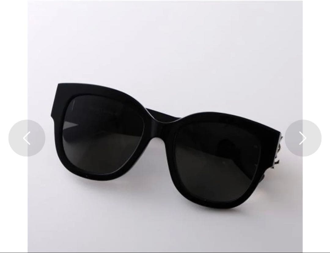 YSL イヴ・サンローラン　サングラス　ブラック キャットアイ