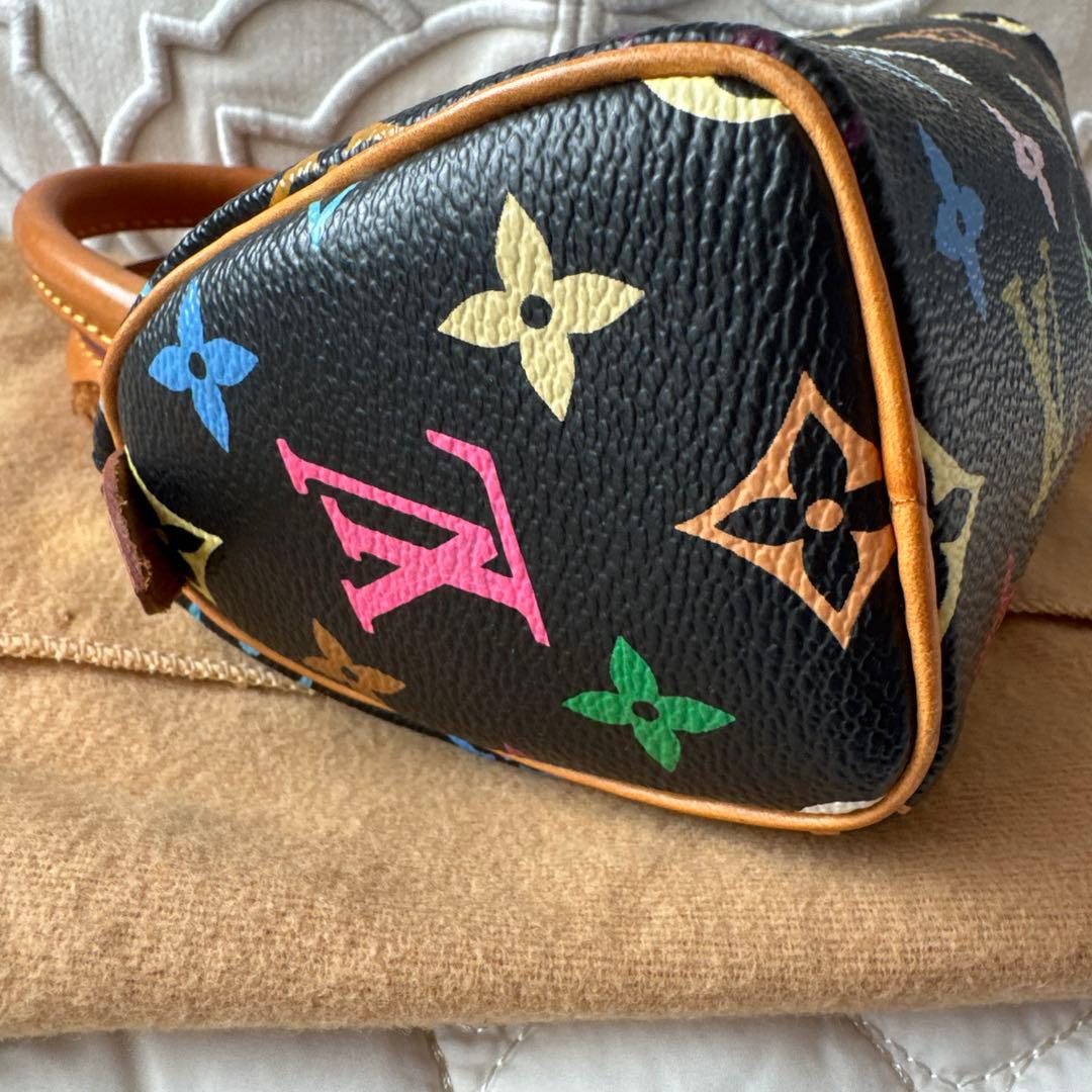 ⭐︎LV ルイヴィトン　モノグラム　マルチカラー・ノアール　ミニスピーディ⭐︎