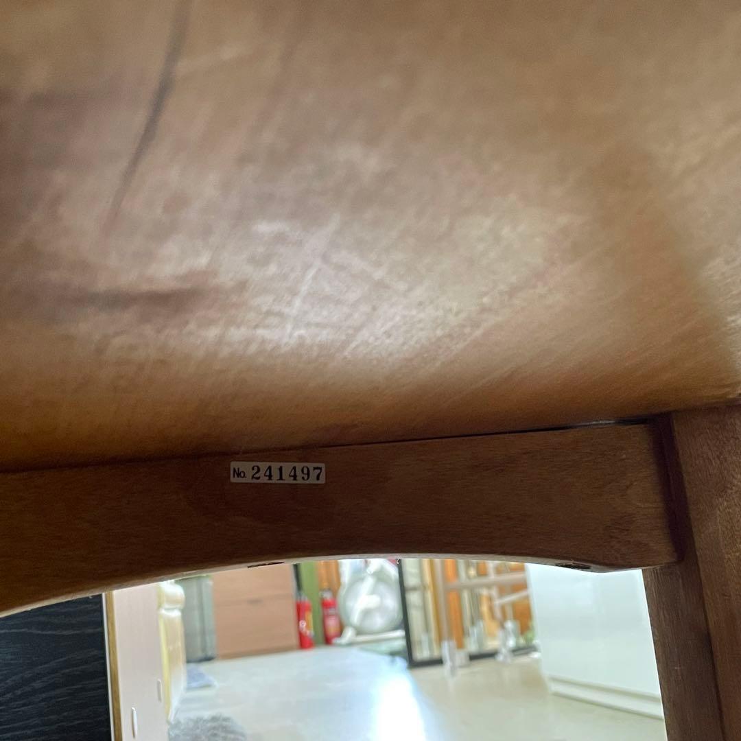 アンティーク調 チャーチチェア風　ナチュラルウッド　ブックラック付き　椅子　1脚