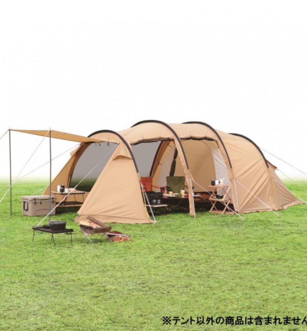 未使用　イグニオ 2ルーム型テント キャンプ ドームテント 4人用
