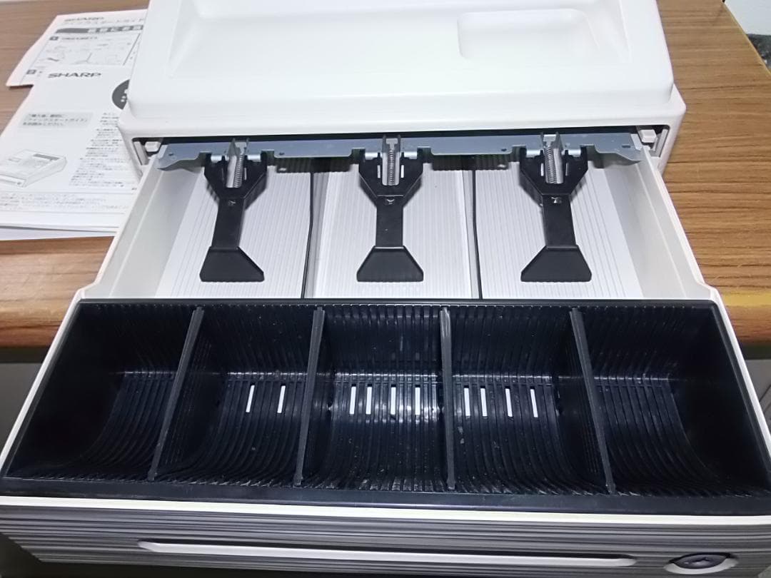 白217設定無料横型領収証シャープ８部門インボイスレジスターXE-A147