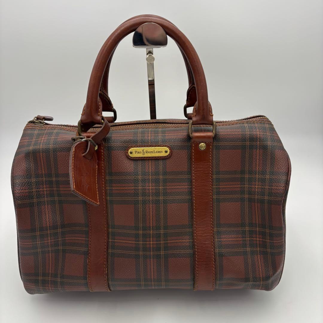 ✨焼きそばパンさま専用です✨ ポロラルフローレン　ボストンバック　ブラウン系