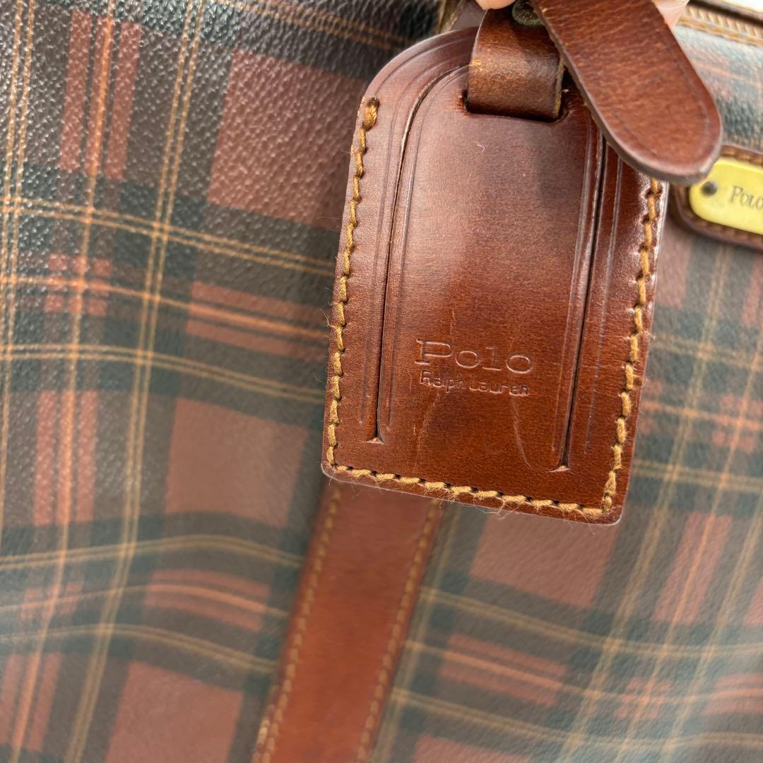 ✨焼きそばパンさま専用です✨ ポロラルフローレン　ボストンバック　ブラウン系