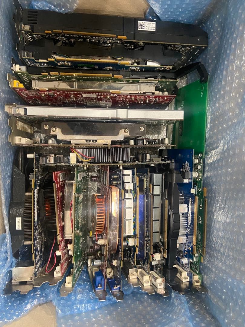 都市鉱山 部品取り 貴金属抽出用 グラフィックカード45枚ぐらい合計13kg