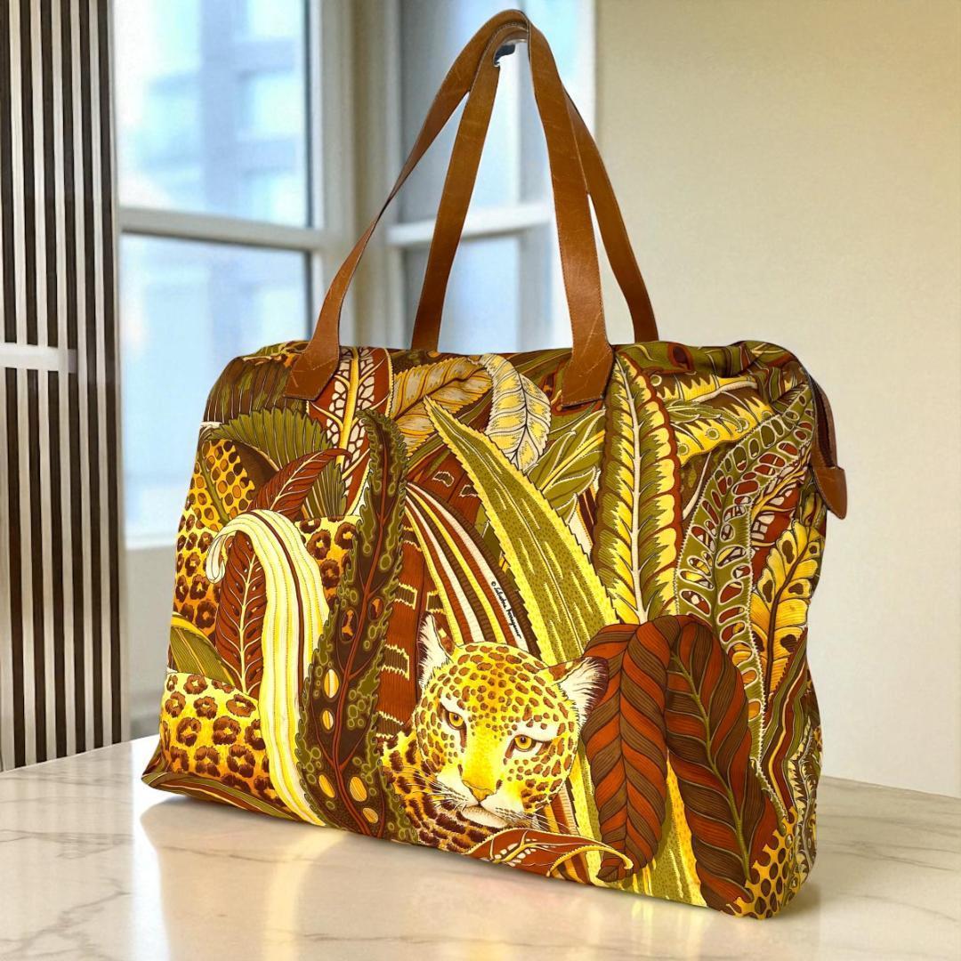 希少✨Salvatore Ferragamo Animal Boston Bag