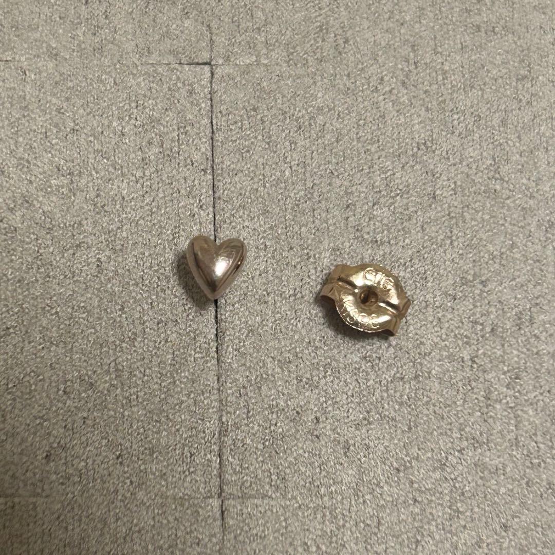 ete K18 MPG ピアス ピンクゴールド 片耳