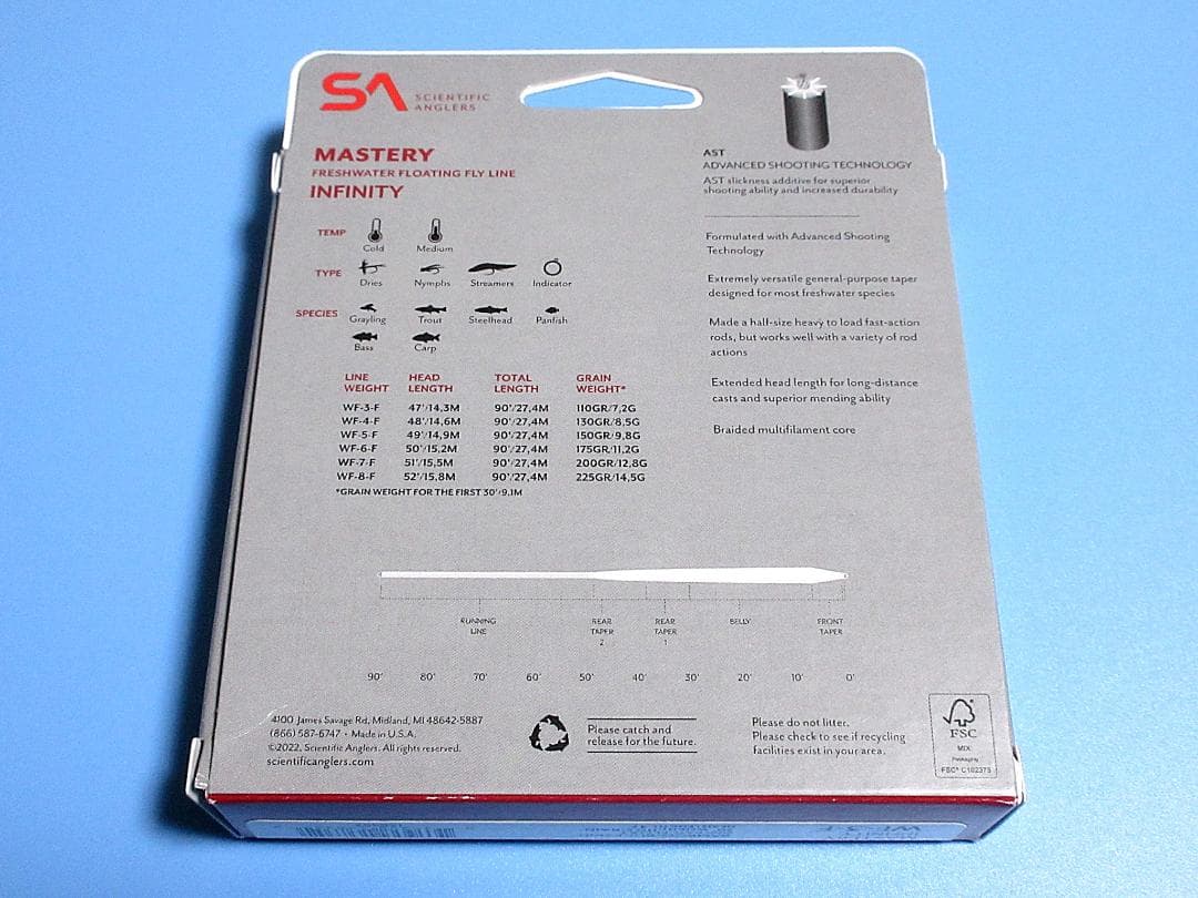 フライライン SA ティムコ マスタリー インフィニティ WF3F